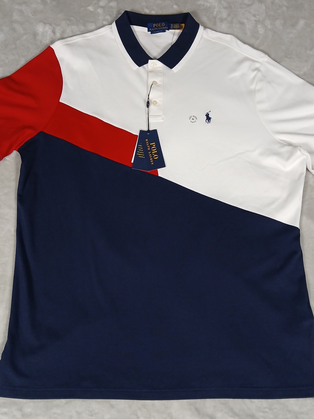Polo Ralph Lauren Classic Fit Polo Shirt XL Men's Colorblock NWT New